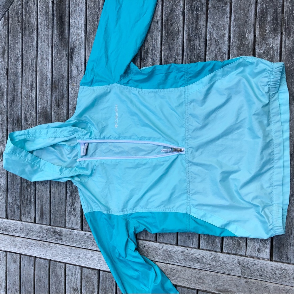 Columbia Windbreaker with Hood